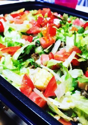 男飯★BRUNO・野菜増！親父タコライス-レシピのメイン写真