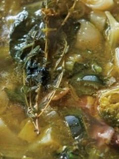 食べるスープ、青いミネストローネ-レシピのメイン写真