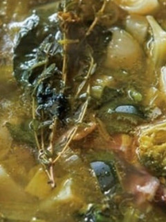 食べるスープ、青いミネストローネ-レシピのメイン写真