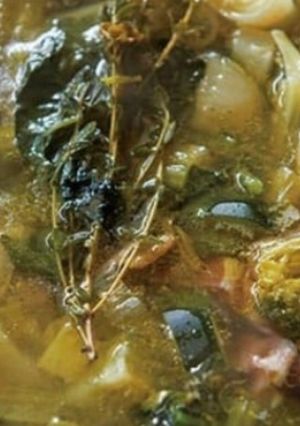 食べるスープ、青いミネストローネ-レシピのメイン写真