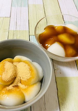 簡単！白玉団子！きなこ団子とみたらし団子-レシピのメイン写真