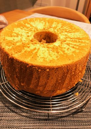 紅茶シフォンケーキ(20cm型)改良-レシピのメイン写真