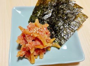 居酒屋風☆簡単ネギトロたくの海苔巻き-レシピのメイン写真