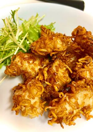 インスタントラーメン衣の柔らか唐揚げ-レシピのメイン写真