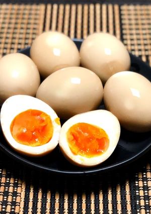 家にあるもので！ラーメン屋さんの 味玉-レシピのメイン写真