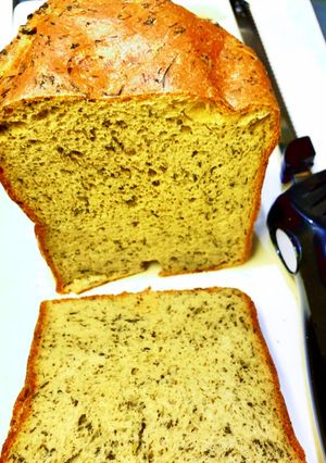 糖質オフ☆大豆粉の生よもぎ食パン♪-レシピのメイン写真