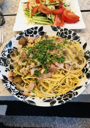 簡単☆キノコのペペロンチーノスパゲッティ-レシピのメイン写真