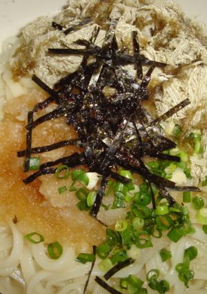ランチにおうちでぶっかけうどん♪-レシピのメイン写真