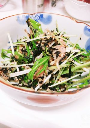 めちゃくちゃ簡単 水菜サラダ アレンジ-レシピのメイン写真