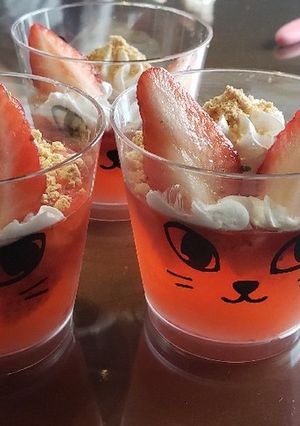 イチゴゼリー-レシピのメイン写真