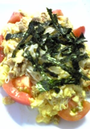 ☆ツナ卵トマトのそうめんチャンプルー☆-レシピのメイン写真