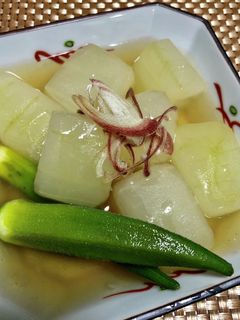 涼やか!冬瓜の煮物-レシピのメイン写真