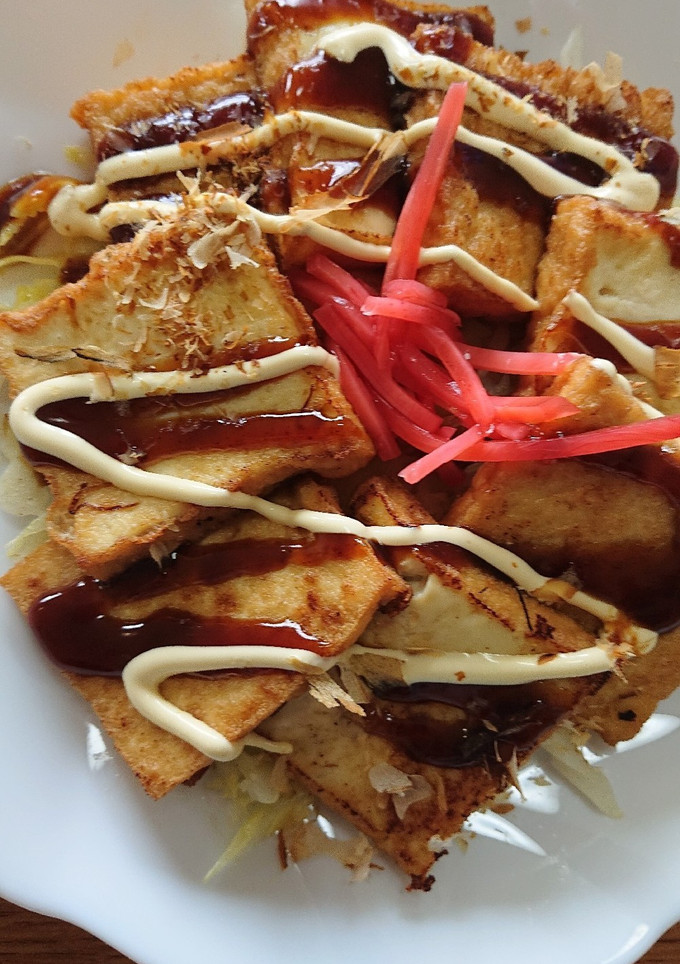 厚揚げのお好み焼き風-レシピのメイン写真