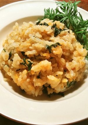 SDGs　春人参と人参の葉のご飯-レシピのメイン写真