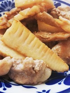 超簡単!筍と豚肉のオイスターソース炒め-レシピのメイン写真