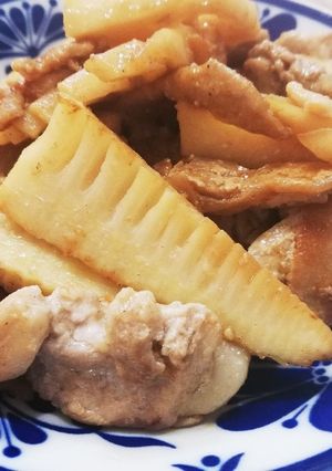 超簡単！筍と豚肉のオイスターソース炒め-レシピのメイン写真