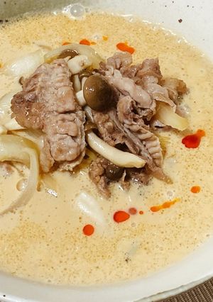 インスタント麺を使った豆乳坦々麺-レシピのメイン写真