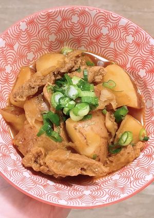 ヴィーガン　大豆ミートでほくほく肉じゃが-レシピのメイン写真