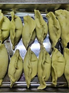 翡翠★江戸菜入りの餃子の皮-レシピのメイン写真