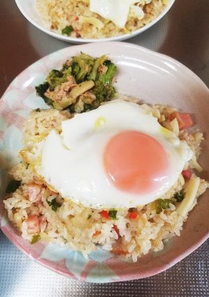 ベーコンのピラフ風-レシピのメイン写真
