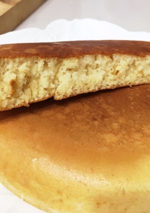 我が家の(HM無し牛乳無し)♡パンケーキ-レシピのメイン写真