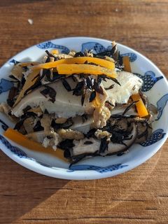 一人暮らしʕ·ᴥ·ʔひじきの煮物-レシピのメイン写真