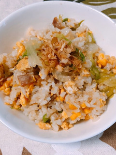 豚バラレタス炒飯-レシピのメイン写真