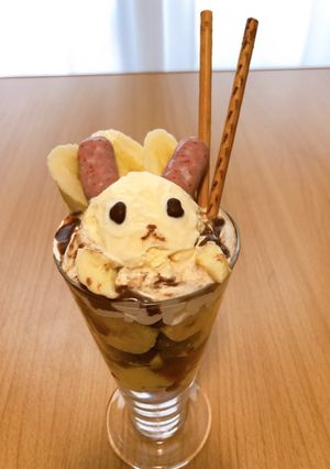 うさぎのチョコパフェ-レシピのメイン写真