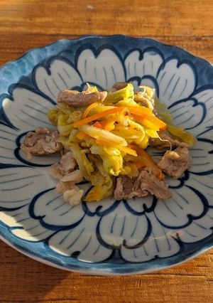 一人暮らしʕ·ᴥ·ʔ野菜炒め-レシピのメイン写真