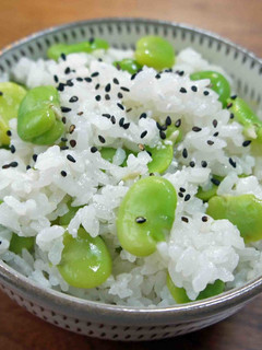 そら豆の炊き込みご飯(混ぜご飯)-レシピのメイン写真