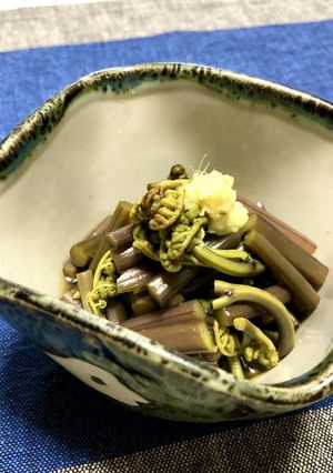 春♪生姜入り・わらびの酢の物＊母の味-レシピのメイン写真