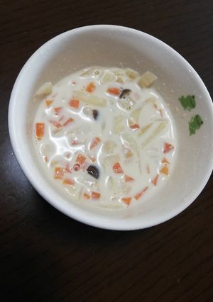 離乳食。牛乳うどん-レシピのメイン写真