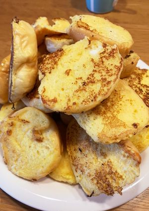 コストコディナーロールでフレンチトースト-レシピのメイン写真