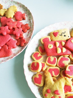 食紅で簡単♡かわいいクッキー-レシピのメイン写真