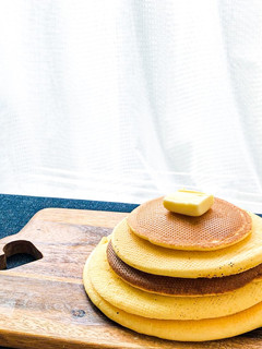 米粉でもちもち◎パンケーキ-レシピのメイン写真