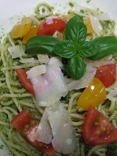 かったさんちのジェノベーゼスパゲティ-レシピのメイン写真