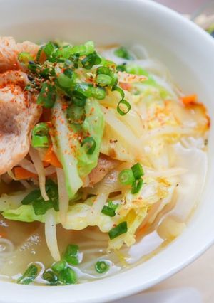 大豆ミートの野菜汁ビーフン-レシピのメイン写真
