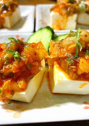 超簡単！絶品キムチ豆腐-レシピのメイン写真
