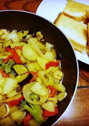 アヒージョランチ-レシピのメイン写真