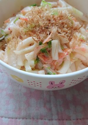 幼児食 春爛漫♪焼きうどん-レシピのメイン写真