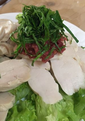 鶏ハム　買ったお肉はすぐに塩鶏に。-レシピのメイン写真