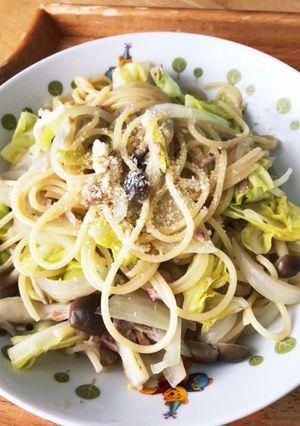 春キャベツとツナのパスタ　ナンプラー風味-レシピのメイン写真