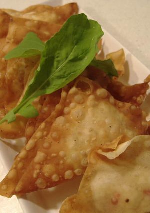 アツアツを！！チ－ズはんぺんの三角揚げ-レシピのメイン写真