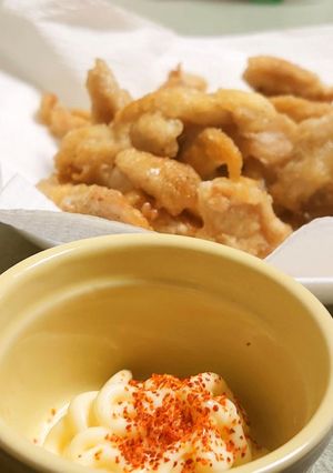 【居酒屋メニュー】鶏皮のパリパリ焼き-レシピのメイン写真