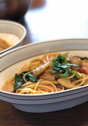 カブとベーコンの和風パスタ-レシピのメイン写真