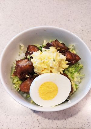 てきとーなからあげタルタル丼-レシピのメイン写真