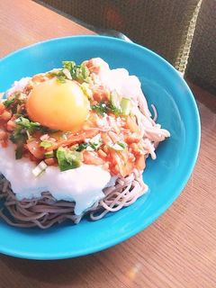 キムチ納豆そばwithメレンゲ-レシピのメイン写真