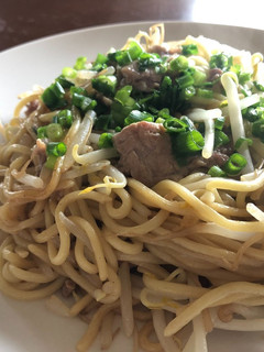 5分で完成!もやしのしょうゆ焼きそば-レシピのメイン写真