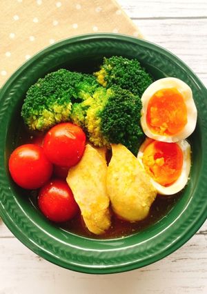 コンビニ食材だけで！スープカレー-レシピのメイン写真
