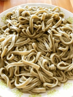 抹茶うどん-レシピのメイン写真